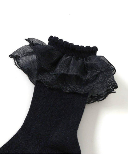 3P套裝 絲綢蕾絲襪