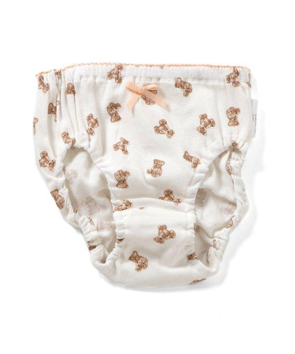 3P套裝 女孩子 熊紋短褲