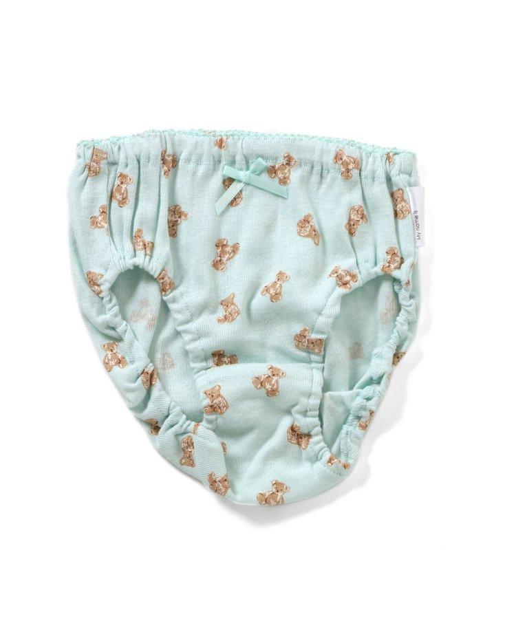 3P套裝 女孩子 熊紋短褲