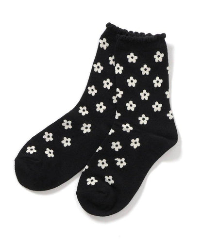 3P套裝 花朵·心形·櫻桃圖案襪子