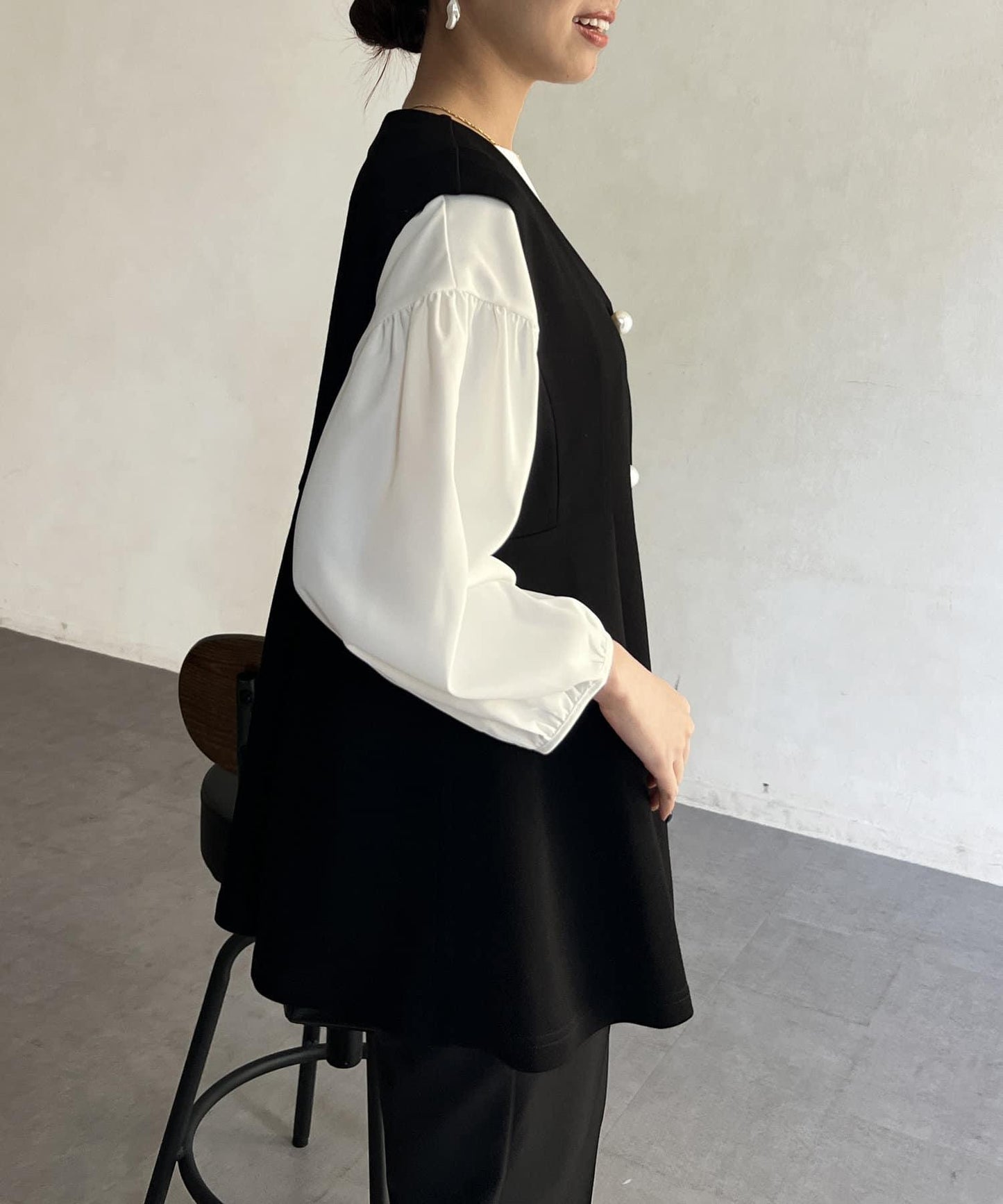 【適合儀式場合】荷葉邊休閒夾克