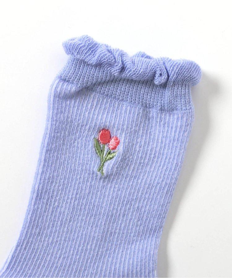 3P套裝 一點刺繡襪