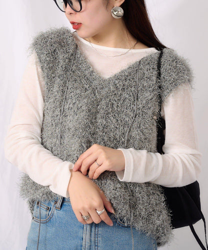 【2025年春夏新款】深色混紡羽絨馬甲