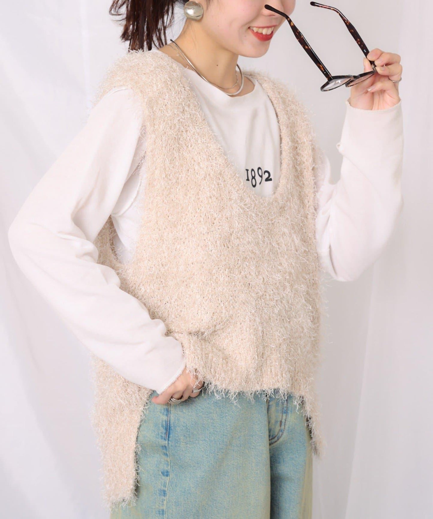 【2025年春夏新款】深色混紡羽絨馬甲