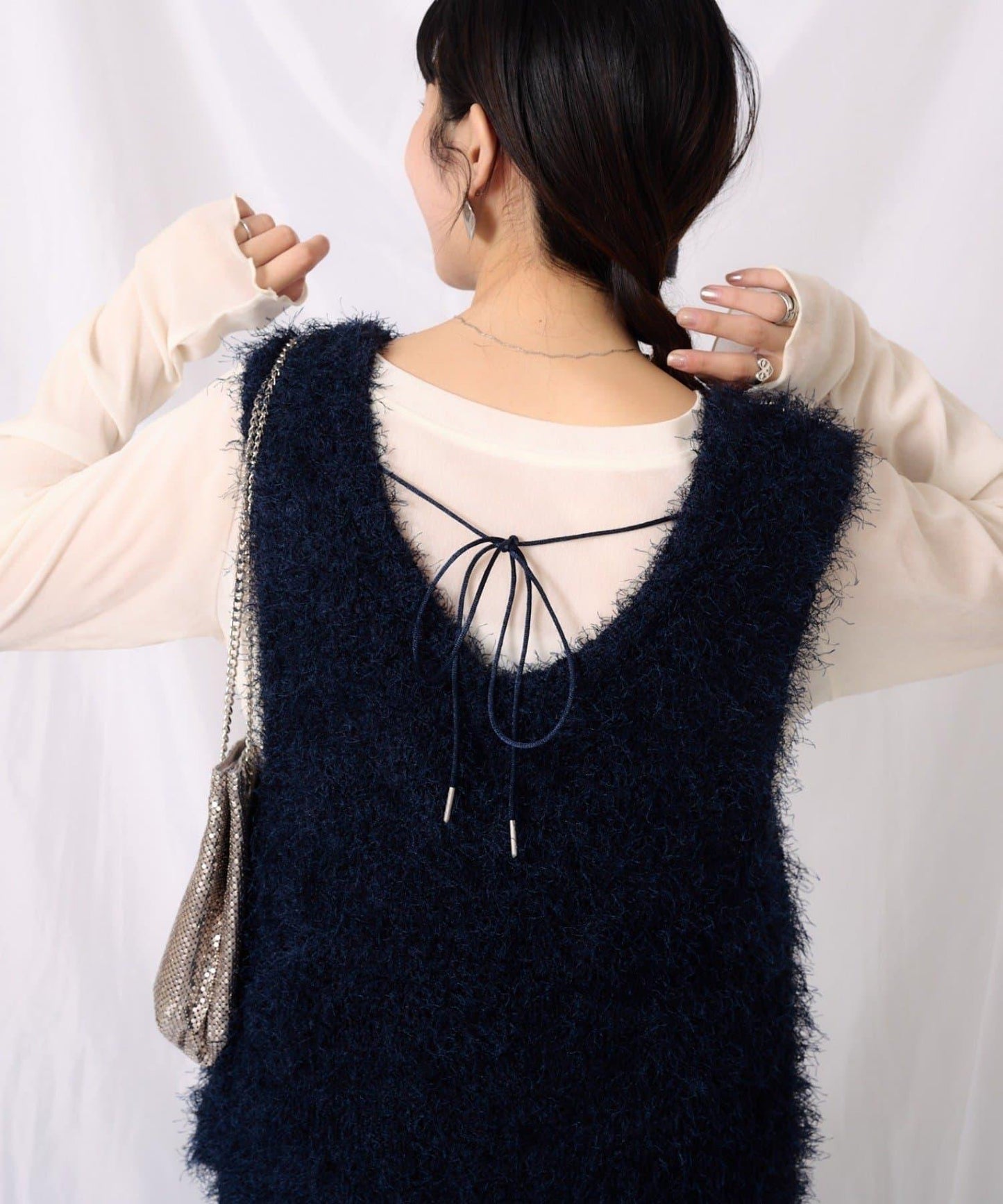 【2025年春夏新款】深色混紡羽絨馬甲