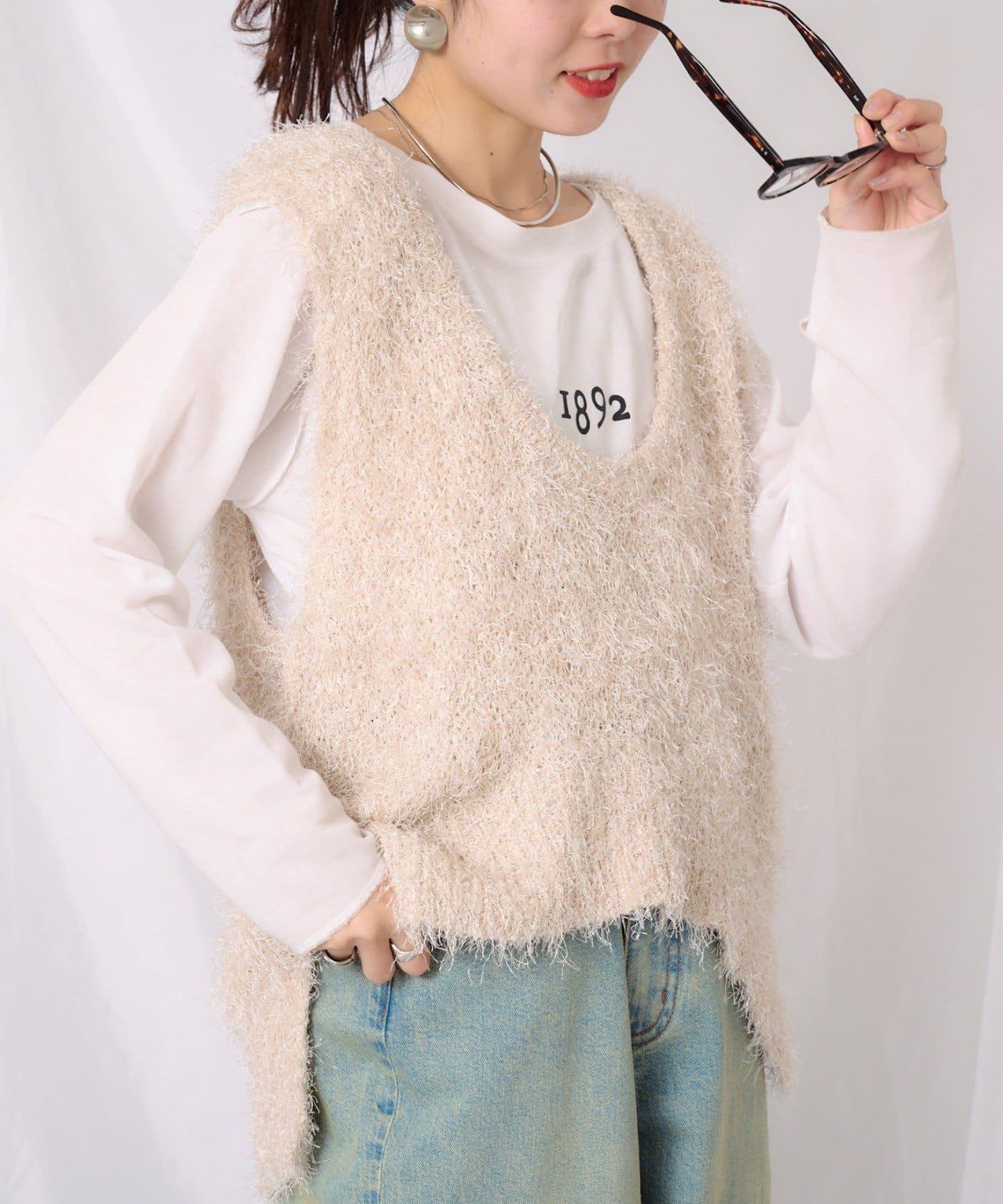 【2025年春夏新款】深色混紡羽絨馬甲