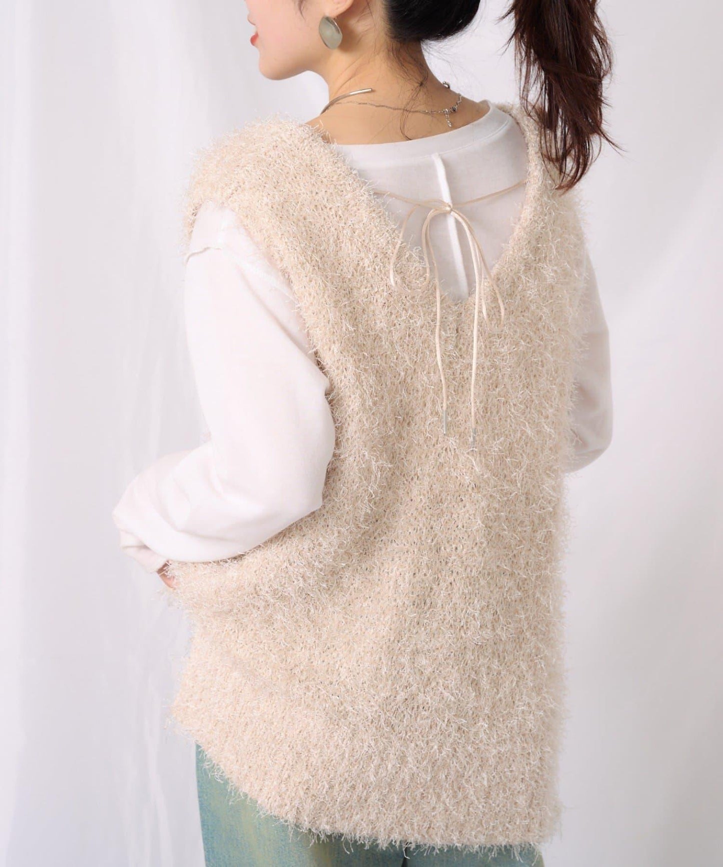 【2025年春夏新款】深色混紡羽絨馬甲