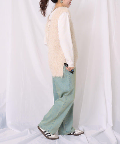 【2025年春夏新款】深色混紡羽絨馬甲