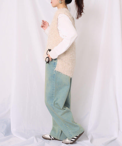 【2025年春夏新款】深色混紡羽絨馬甲