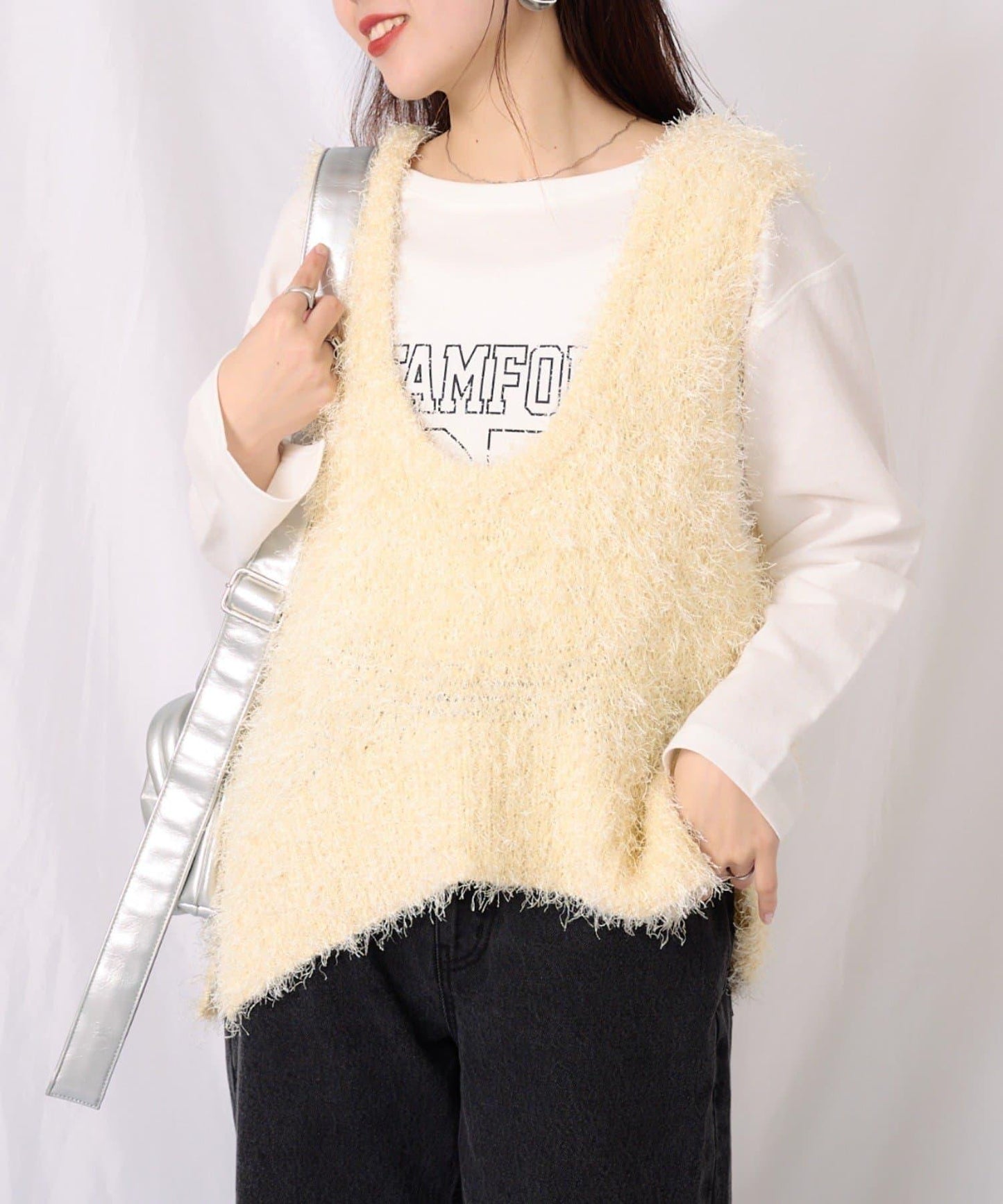 【2025年春夏新款】深色混紡羽絨馬甲