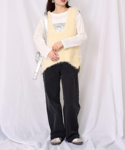 【2025年春夏新款】深色混紡羽絨馬甲