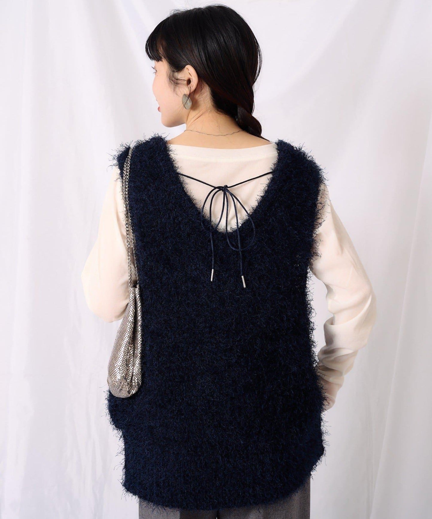 【2025年春夏新款】深色混紡羽絨馬甲