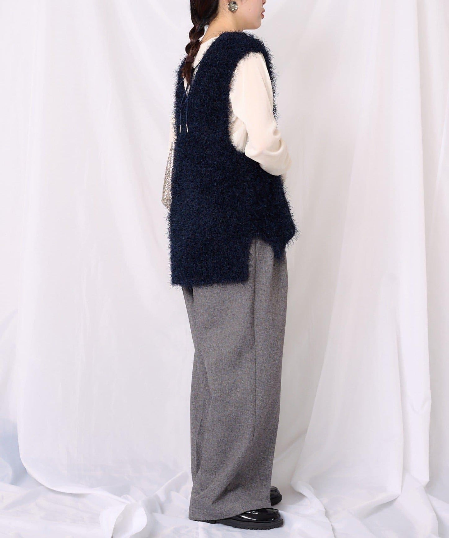 【2025年春夏新款】深色混紡羽絨馬甲