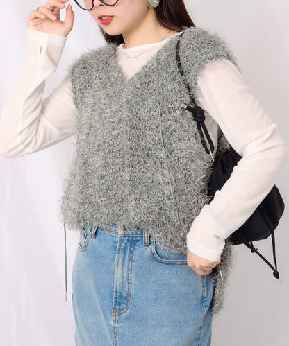 【2025年春夏新款】深色混紡羽絨馬甲