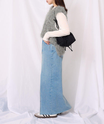 【2025年春夏新款】深色混紡羽絨馬甲