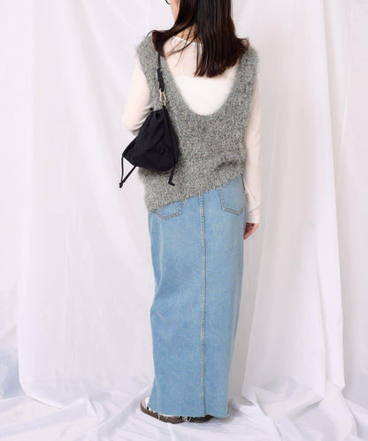 【2025年春夏新款】深色混紡羽絨馬甲