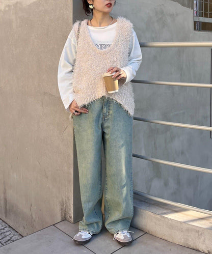 【2025年春夏新款】深色混紡羽絨馬甲