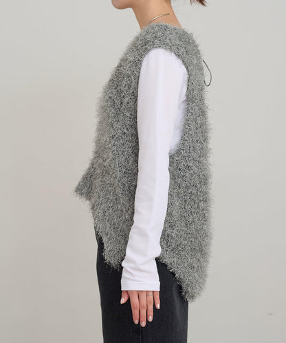 【2025年春夏新款】深色混紡羽絨馬甲