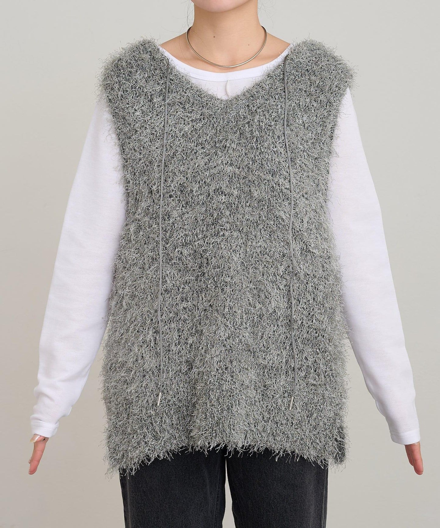 【2025年春夏新款】深色混紡羽絨馬甲