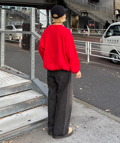 寬鬆剪裁圓領T恤款針織衫