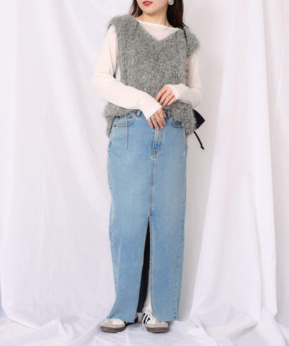 【2025年春夏新款】深色混紡羽絨馬甲