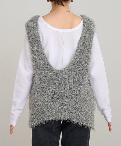 【2025年春夏新款】深色混紡羽絨馬甲