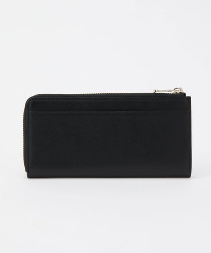 迷你單色印花長款錢包