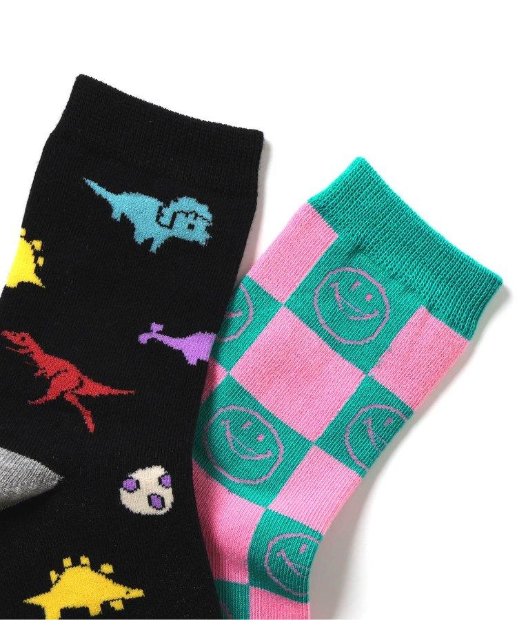 3P套裝 男士多色圖案襪