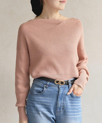 船領閃亮垂墜針織衫