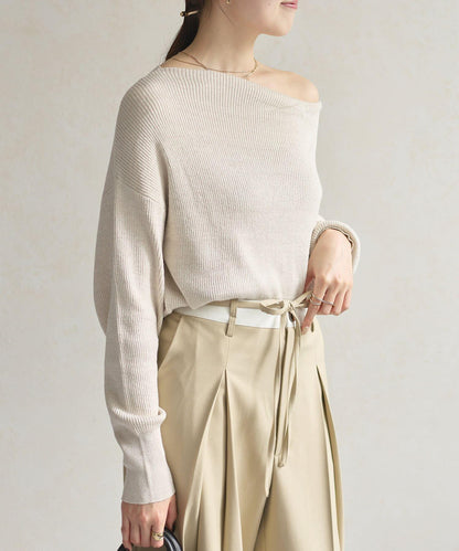 船領閃亮垂墜針織衫