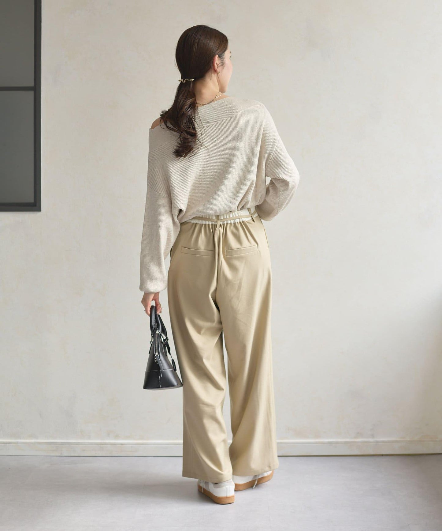 船領閃亮垂墜針織衫