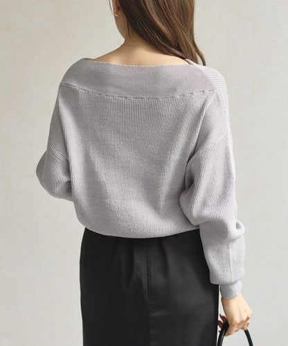 船領閃亮垂墜針織衫