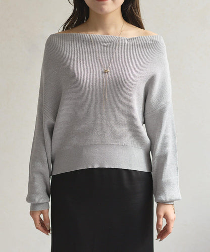 船領閃亮垂墜針織衫