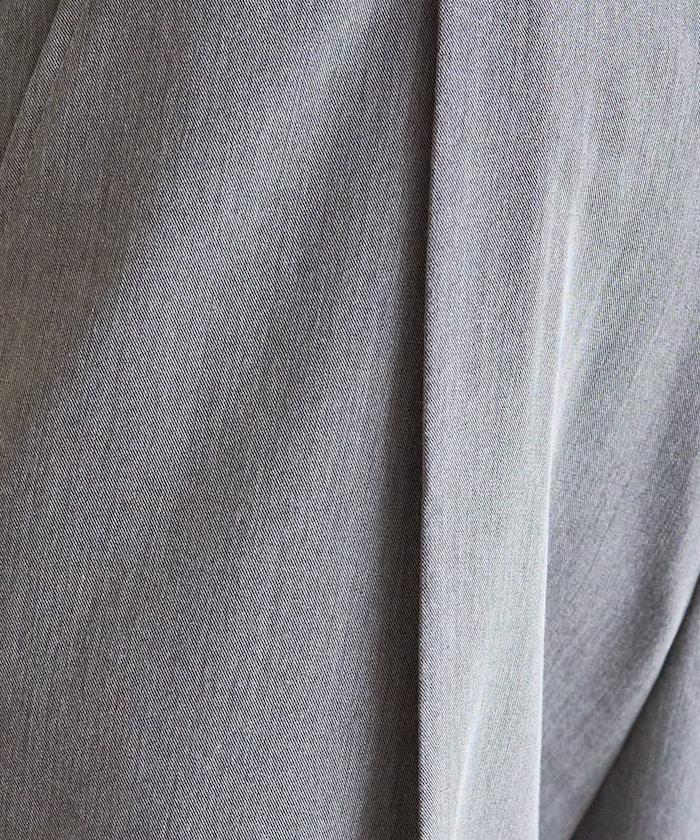 打褶直筒褲（套裝款）