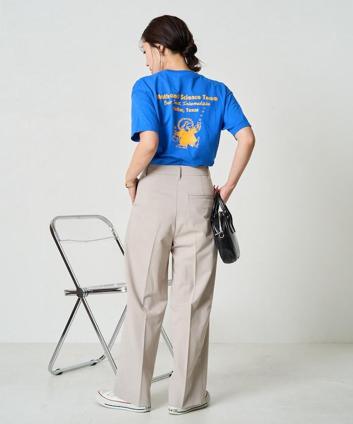 打褶直筒褲（套裝款）