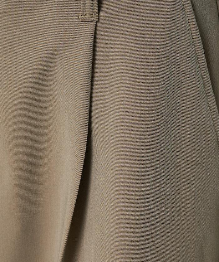 打褶直筒褲（套裝款）