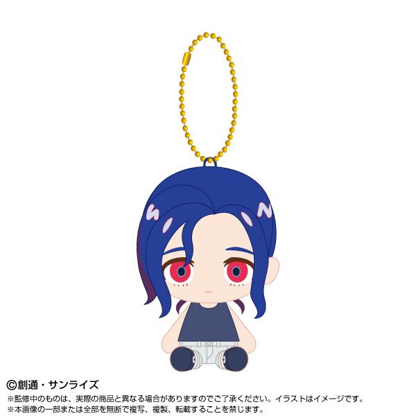 機動戰士高達 GQuuuuuuX_Chbi坐姿吊飾 約翰·伊藤