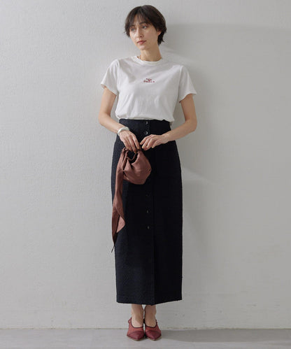 【THE PAUSE】THE PAUSE刺繡T恤