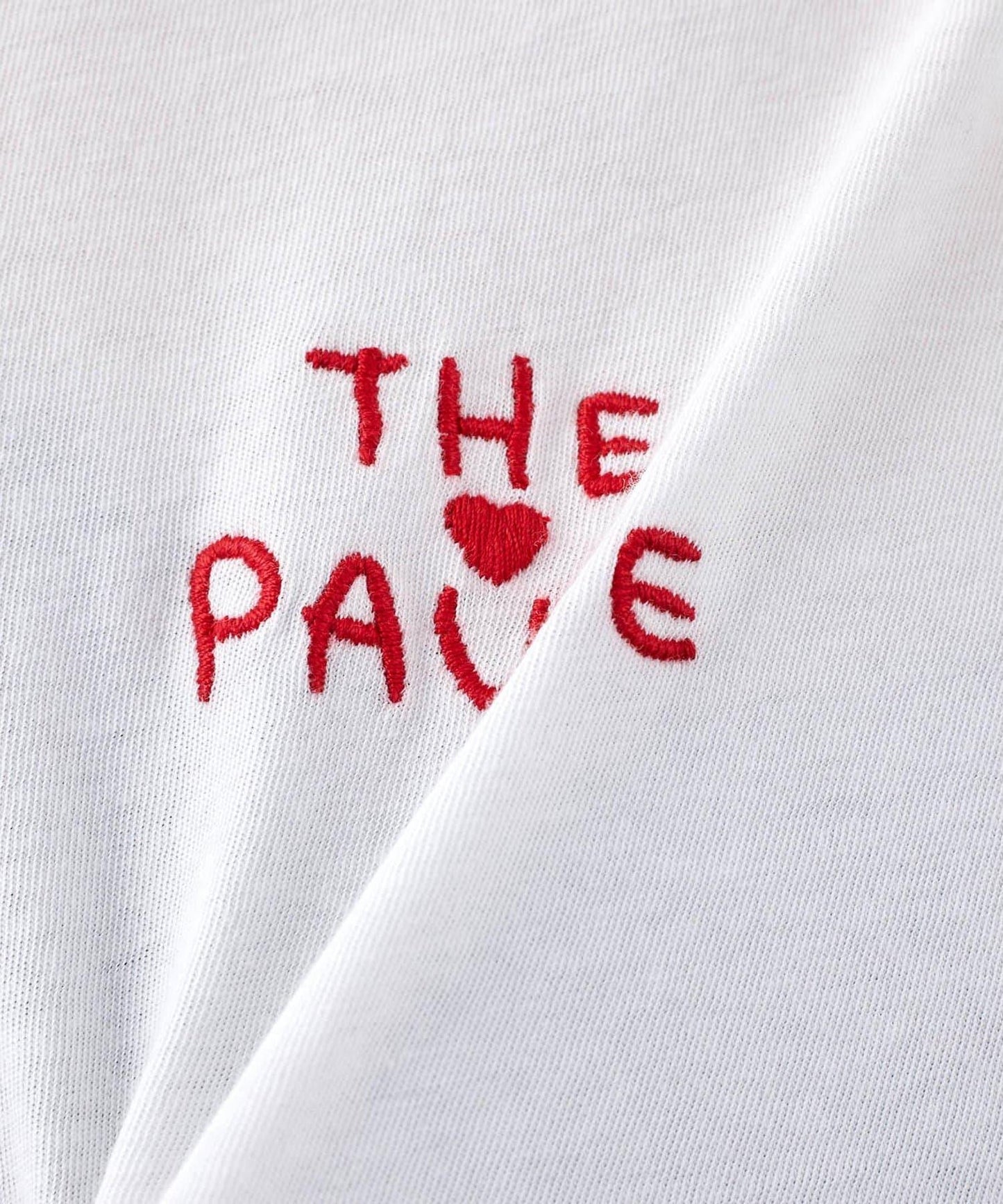 【THE PAUSE】THE PAUSE刺繡T恤