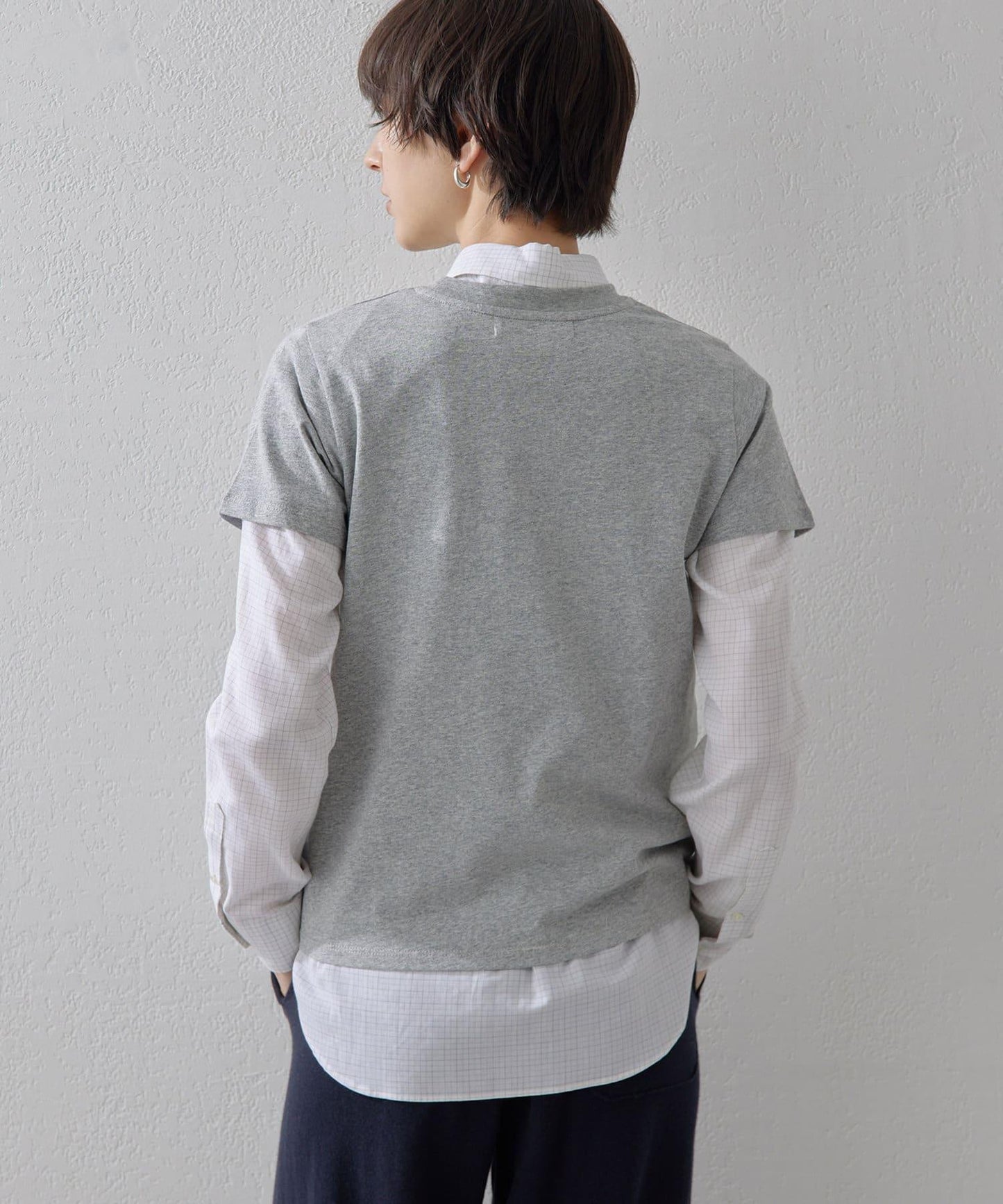 【THE PAUSE】THE PAUSE刺繡T恤