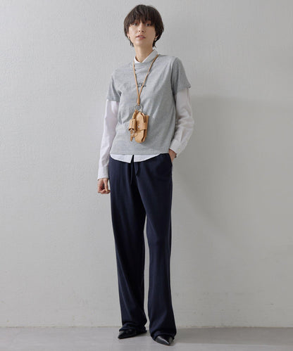 【THE PAUSE】THE PAUSE刺繡T恤