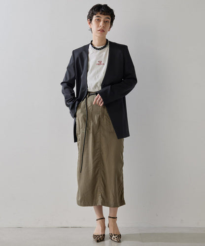 【THE PAUSE】THE PAUSE刺繡T恤