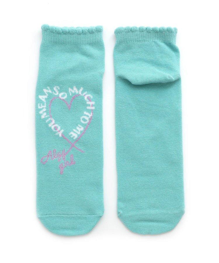 3P對象 心形logo短襪