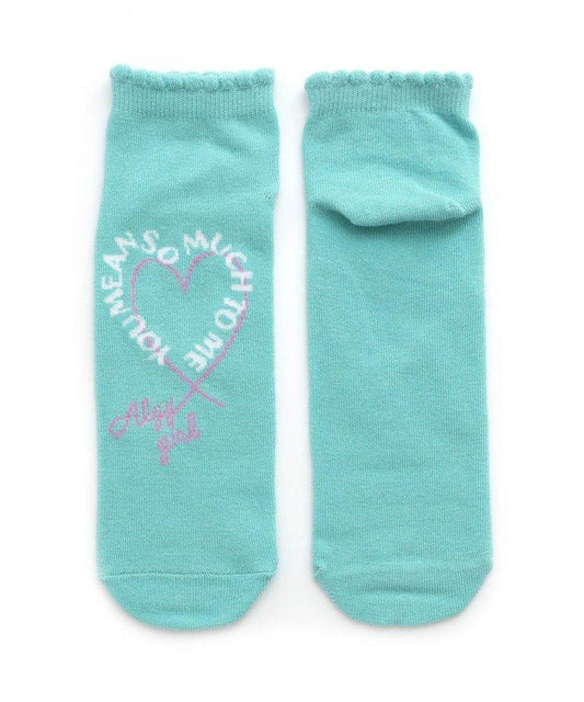 3P對象 心形logo短襪