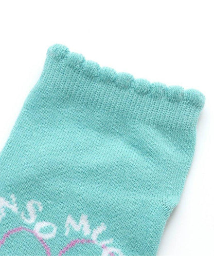 3P對象 心形logo短襪