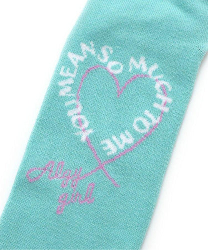 3P對象 心形logo短襪