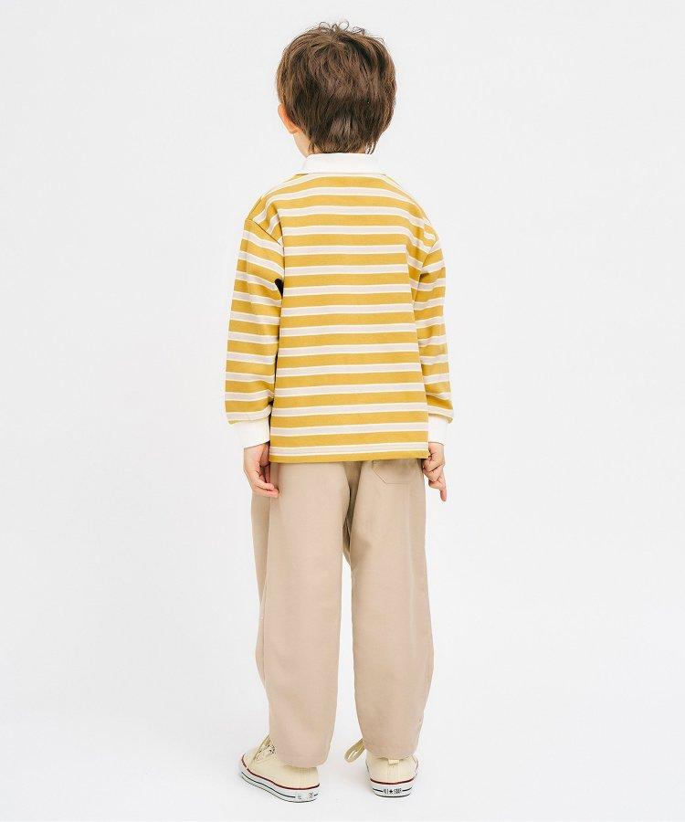 帶領口的多色條紋T恤