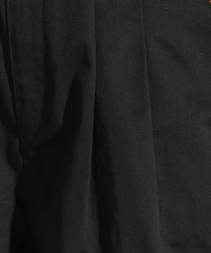 聯名 帶吊帶 大口袋2褶縐布褲