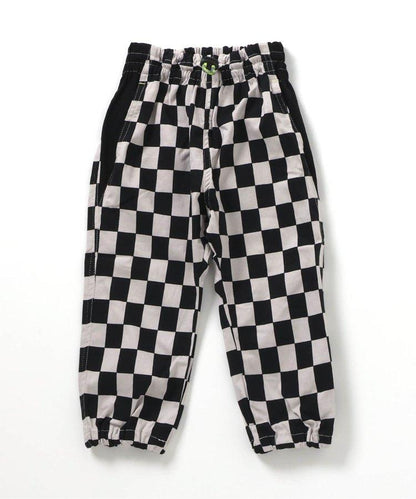 輕鬆腰部收緊側邊切換褲子 十分褲長