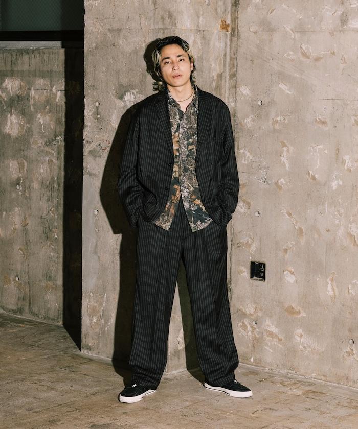 SMU PT-38 裝配 2褶 寬鬆 TR 褲